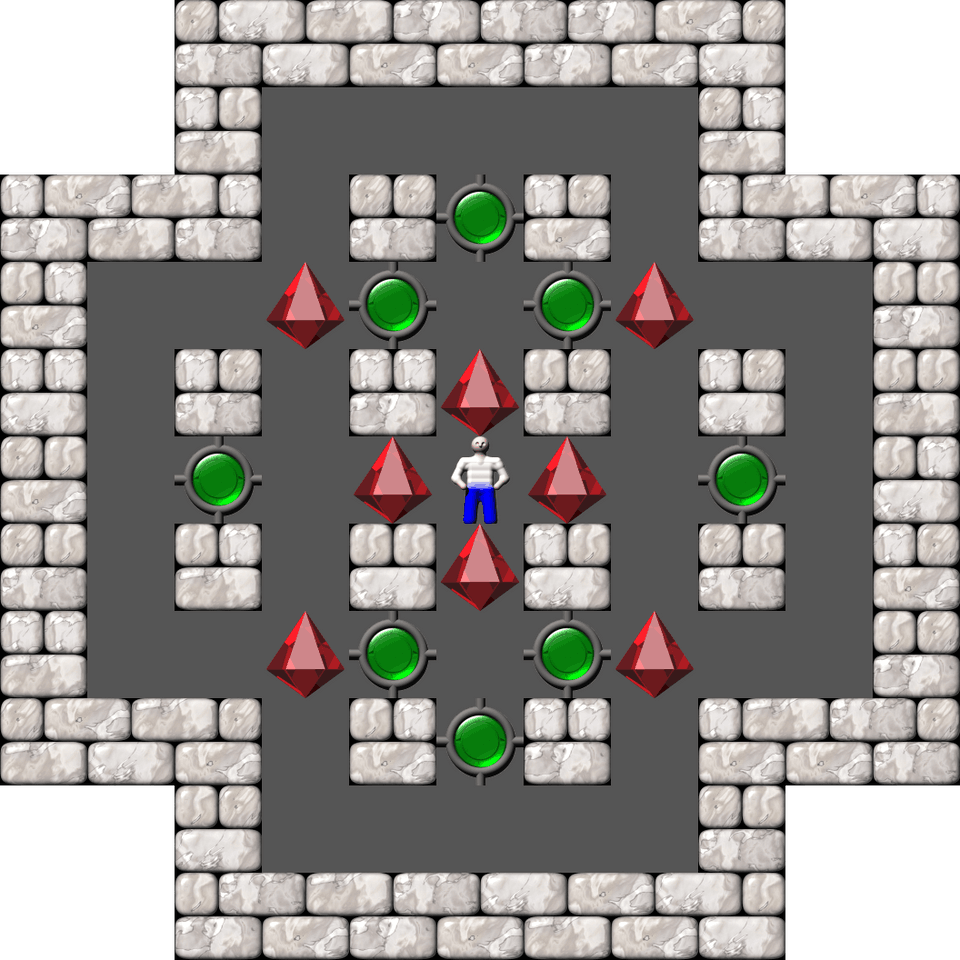 Sokoban Mass Remodel level 132